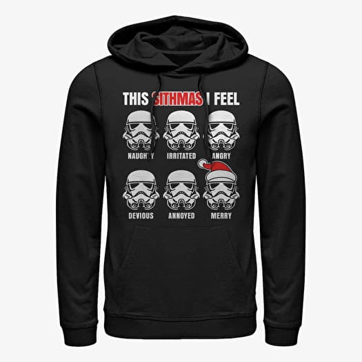 Džemperis Merch Star Wars: Classic - Sithmis Feelings Unisex Hoodie Black