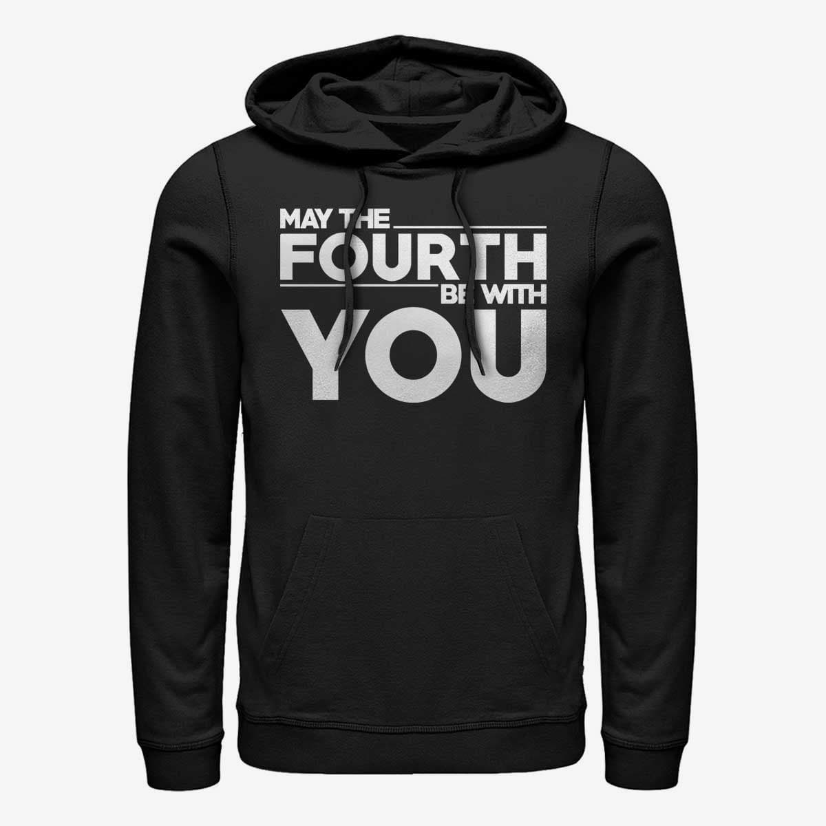 Суитчъри Merch Star Wars - May The Fourth Be With You Unisex Hoodie Black
