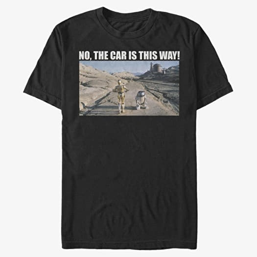 T-shirt Merch Star Wars: Classic - Where's The Car Unisex T-Shirt Black