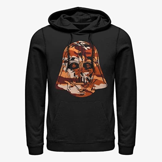 Sweatshirt Merch Star Wars - Camo Vader Orange Unisex Hoodie Black