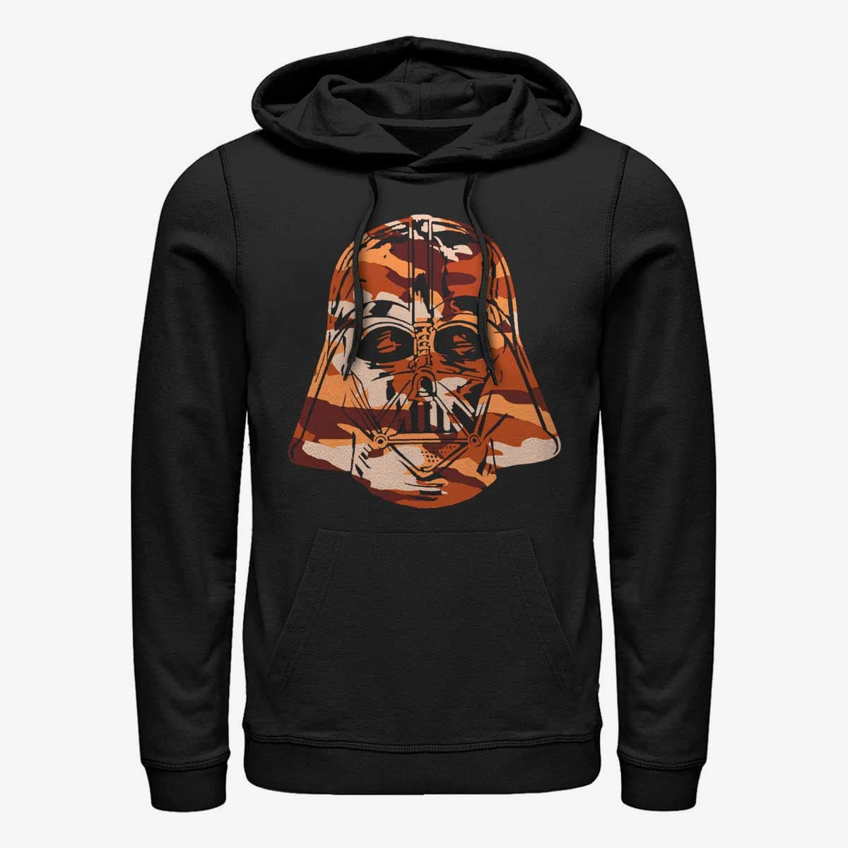 Суитчъри Merch Star Wars - Camo Vader Orange Unisex Hoodie Black