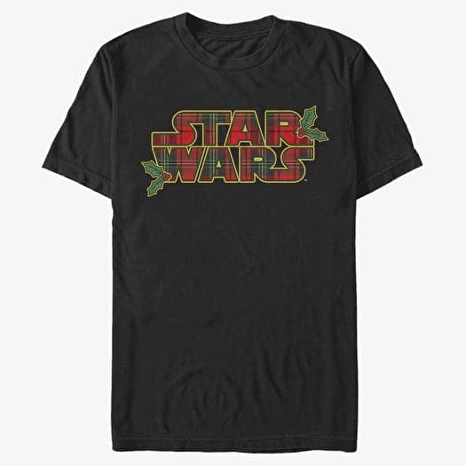 Merch Star Wars: Classic - Tartan Logo Unisex T-Shirt Black