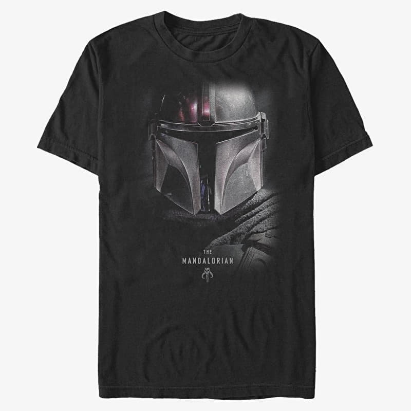 T-Shirt Merch Star Wars: Mandalorian - Hero Shot Unisex T-Shirt Black