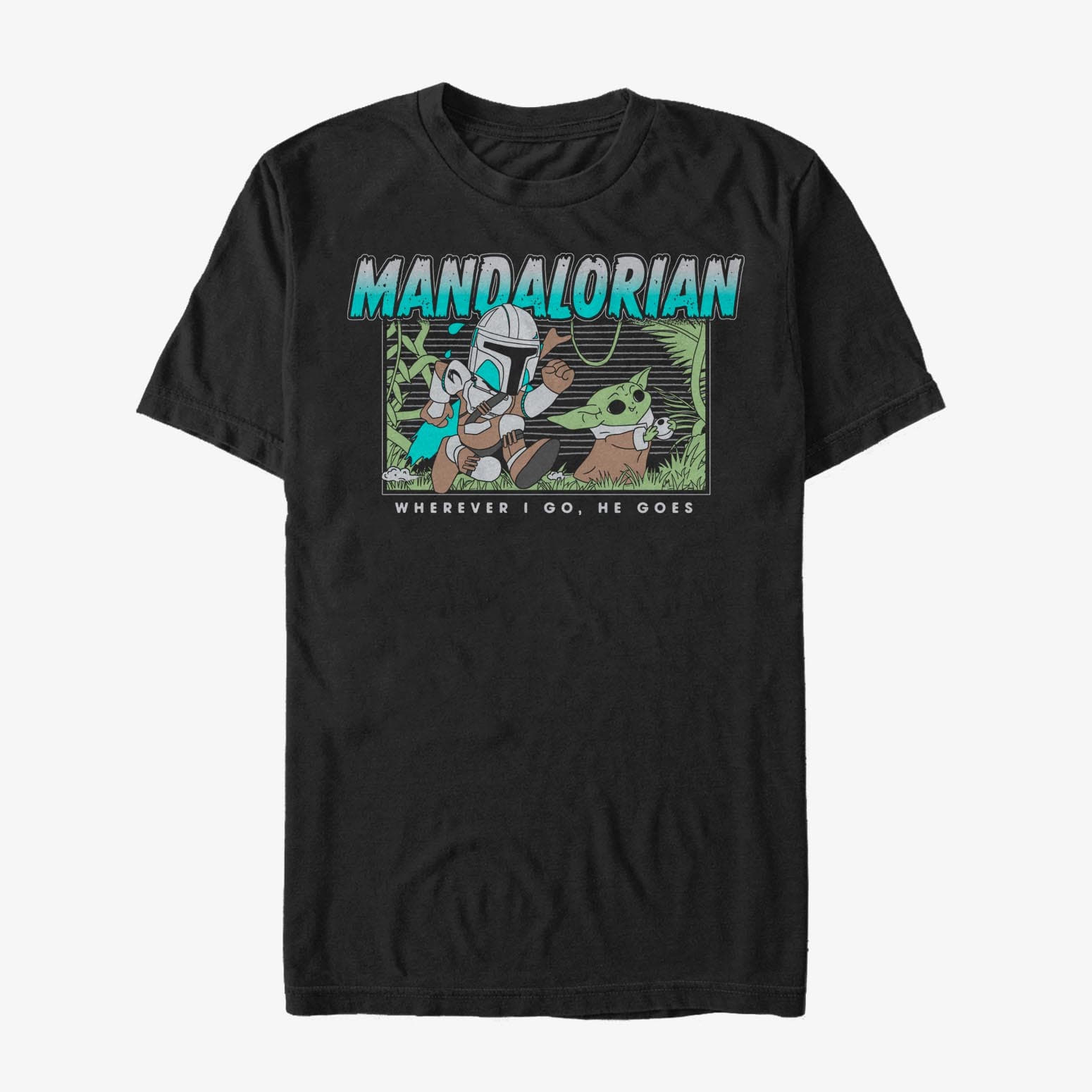 Тениски Merch Star Wars: The Mandalorian - Ball Chase Unisex T-Shirt Black