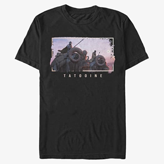 Majica Merch Star Wars: The Mandalorian - MandoMon Epi Hidden Unisex T-Shirt Black