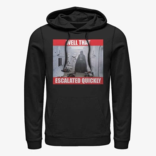 Sweatshirt Merch Star Wars: Classic - Escalated Quickly Unisex Hoodie Black