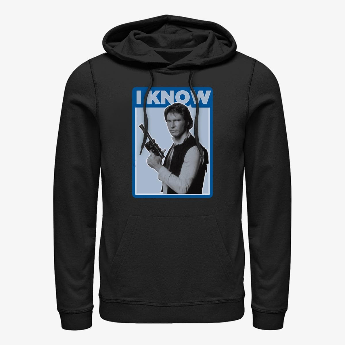 Mikiny Merch Star Wars - Han Love Unisex Hoodie Black