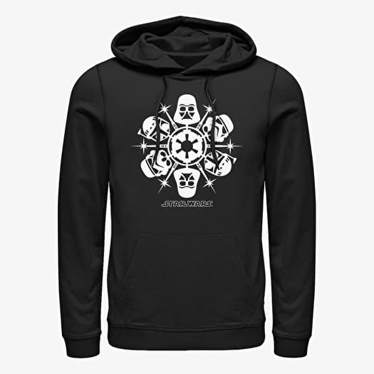 Sweatshirt Merch Star Wars: Classic - Dark Side Flakes Unisex Hoodie Black
