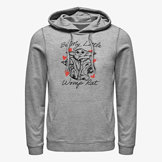 Sweatshirt Merch Star Wars: The Mandalorian - Be My Womp Rat Unisex Hoodie Heather Grey