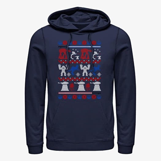 Majica Merch Star Wars: Classic - Hoth Sweater Unisex Hoodie Navy Blue