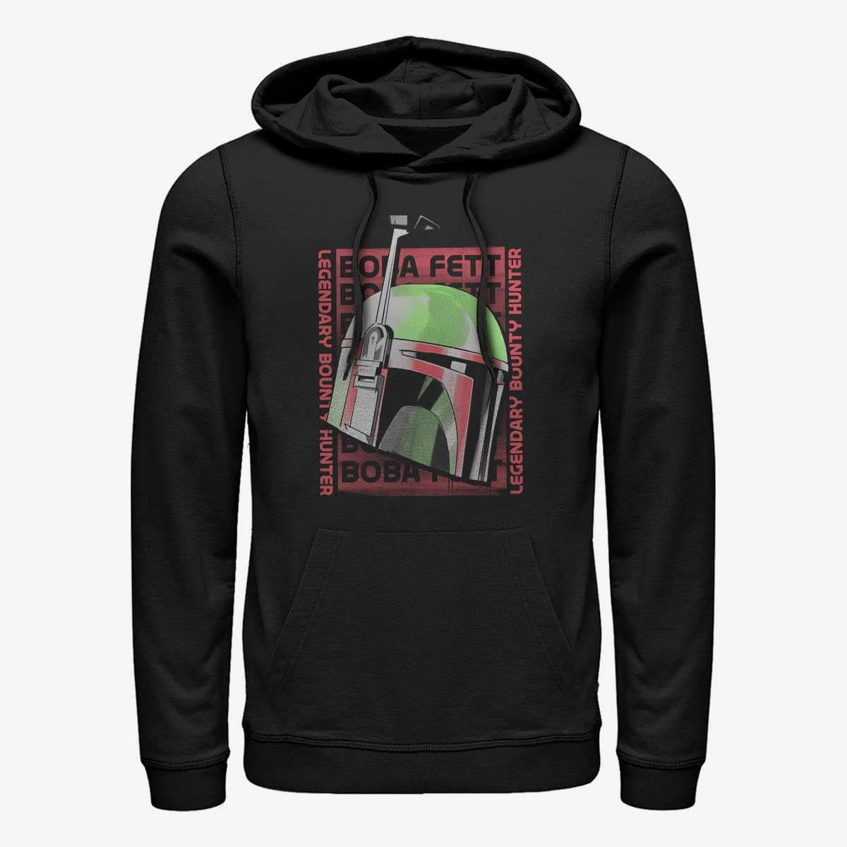 Суитчъри Merch Star Wars Book of Boba Fett - Boba Poster Unisex Hoodie Black