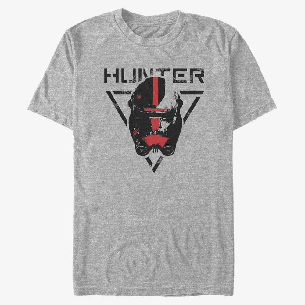 Тениски Merch Star Wars: The Bad Batch - Hunter Unisex T-Shirt Heather Grey