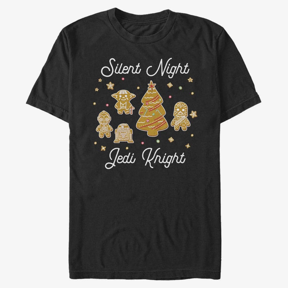 T-Shirts Merch Star Wars: Classic - Jedi Knight Gingerbread Unisex T-Shirt Black