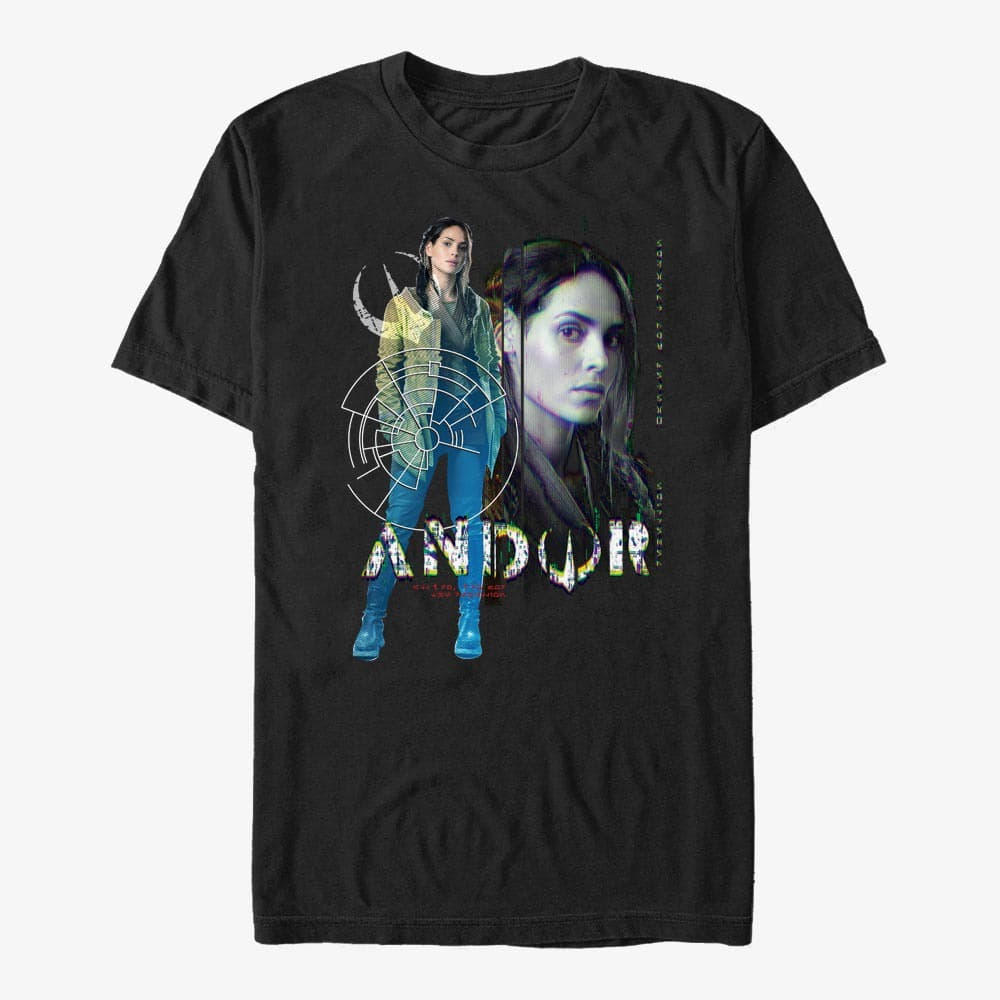 Тениски Merch Star Wars: Andor - FEMALE HERO FOCUS Unisex T-Shirt Black