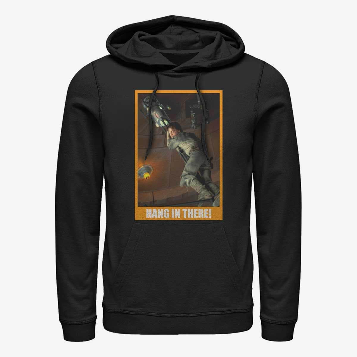Dukserice Merch Star Wars: Classic - Hang In There Unisex Hoodie Black