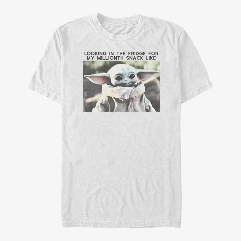 T-shirts Merch Star Wars: The Mandalorian - Millionth Snack Unisex T-Shirt White