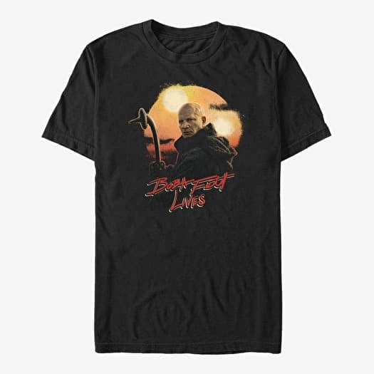 T-shirt Merch Star Wars: The Mandalorian - MandoMon Epi6 The Uniform Unisex T-Shirt Black