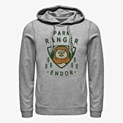 Merch Star Wars: The Mandalorian - Park Ranger Unisex Hoodie Heather Grey
