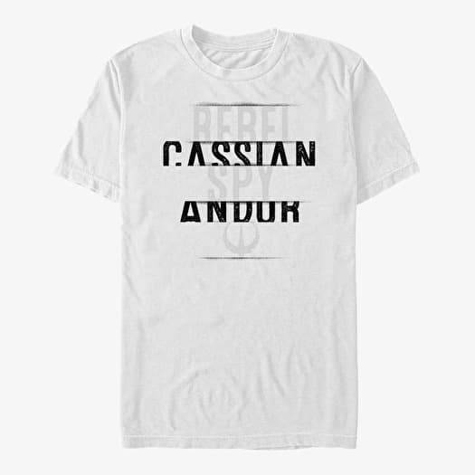 T-shirt Merch Star Wars: Andor - Spy Text Stack Unisex T-Shirt White