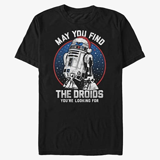 T-shirt Merch Star Wars: Classic - Droid Wishes Unisex T-Shirt Black