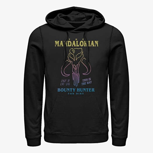 Merch Star Wars: Mandalorian - Symbol Drawn Unisex Hoodie Black