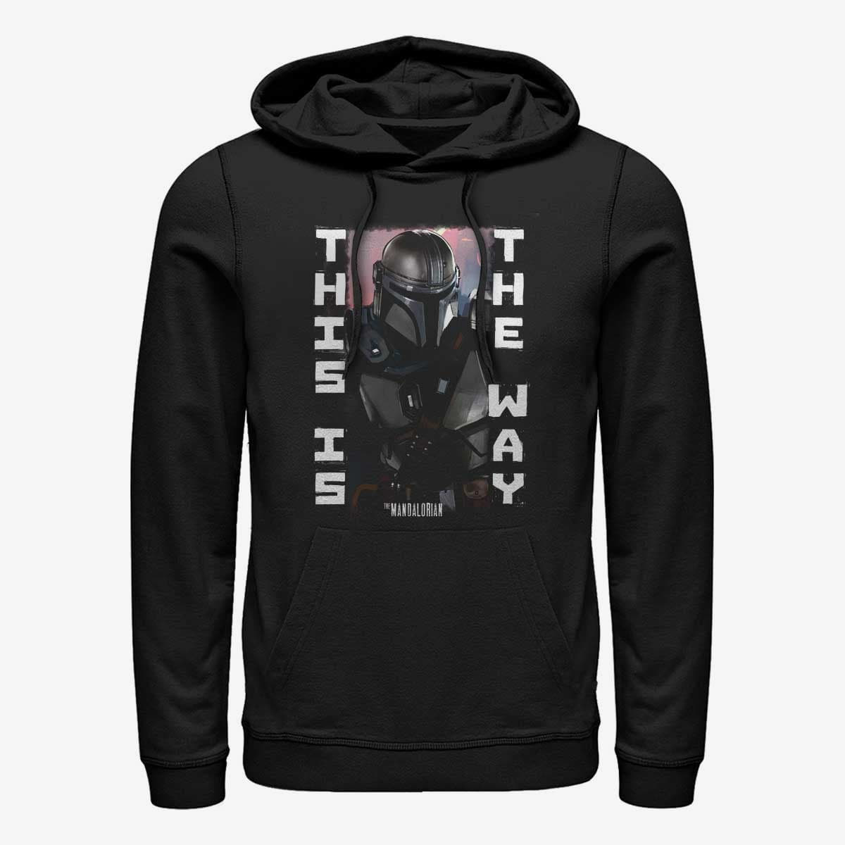 Mikiny Merch Star Wars: The Mandalorian - Blaster Battle Unisex Hoodie Black