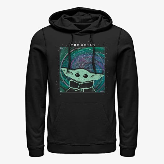Hoodies and sweatshirts Merch Star Wars The Mandalorian Yoda Child Space Unisex Hoodie Black Queens