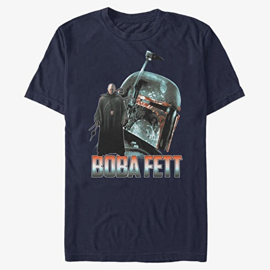 T-särk Merch Star Wars: The Mandalorian - MandoMon Epi6 Tracking Unisex T-Shirt Navy Blue
