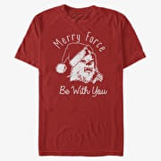 Merch Star Wars: Classic - Merry Force Unisex T-Shirt Red