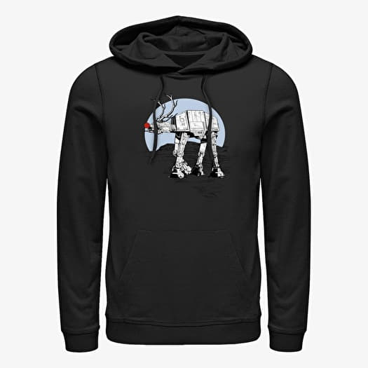 Sweat-shirt Merch Star Wars: Classic - ATAT XMAS Unisex Hoodie Black