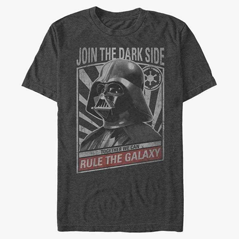 Merch Star Wars: Classic - Galaxy Ruler Unisex T-Shirt Dark Heather Grey