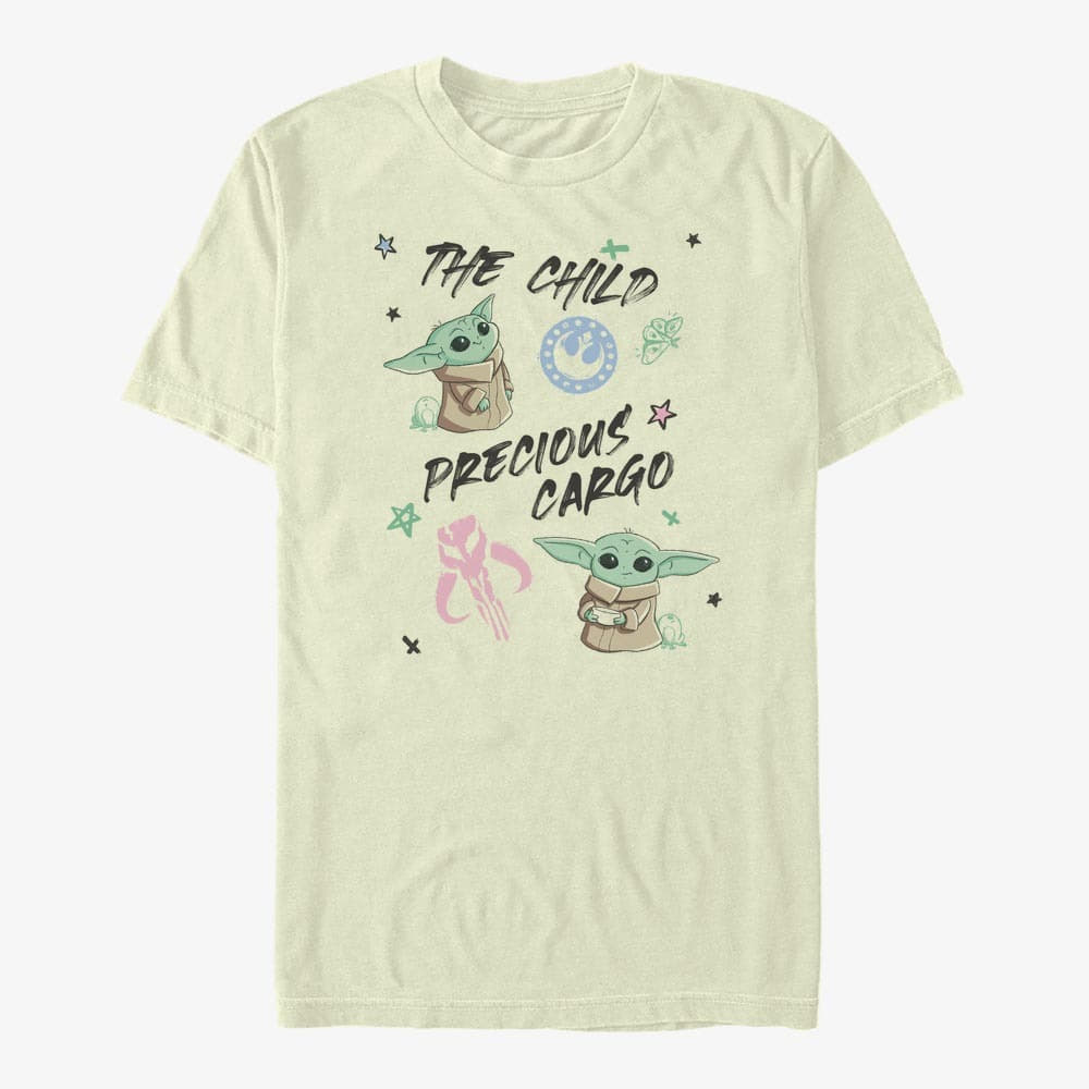 Camisetas Merch Star Wars: The Mandalorian - SKETCHY CHILD Unisex T-Shirt Natural