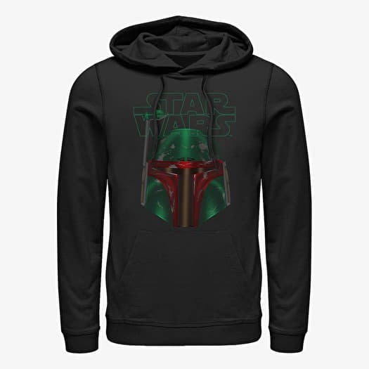 Mikina Merch Star Wars: Classic - Pin Line Boba Fett Unisex Hoodie Black