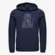 Merch Star Wars: Classic - Galaxy Dad Unisex Hoodie Navy Blue