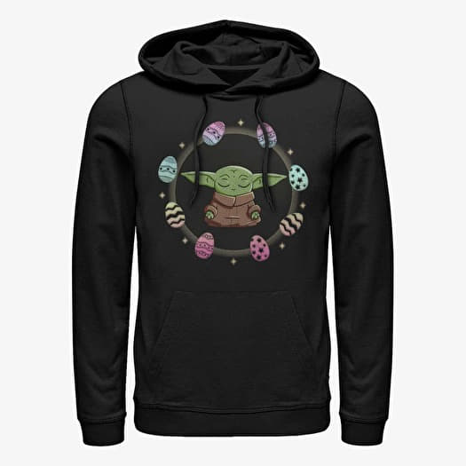 Merch Star Wars: The Mandalorian - Egging Around Unisex Hoodie Black