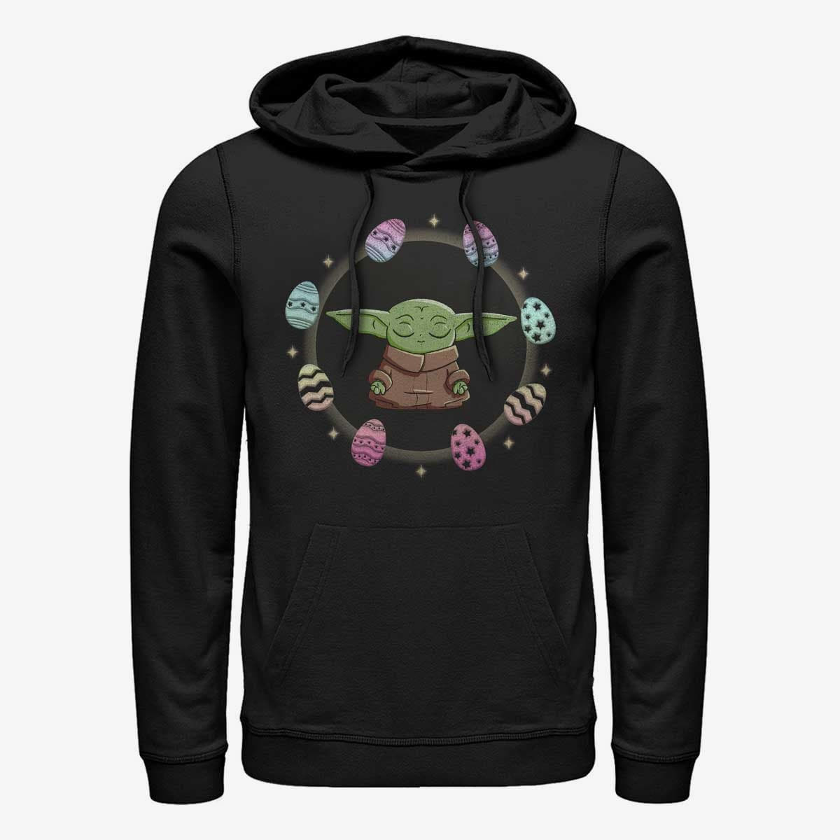 Felpe Merch Star Wars: The Mandalorian - Egging Around Unisex Hoodie Black