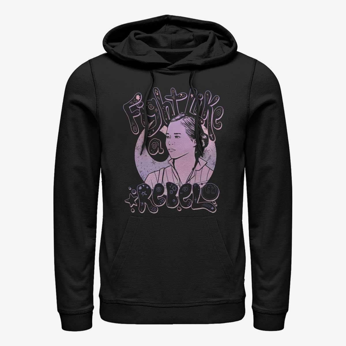 Sweatshirts Merch Star Wars - Rebel Rose Unisex Hoodie Black
