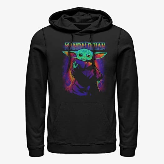 Sweatshirt Merch Star Wars: Mandalorian - Neon Primary Child Unisex Hoodie Black