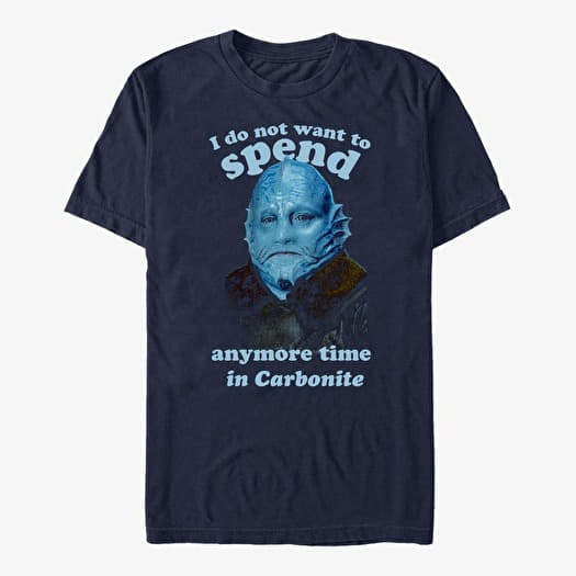 Merch Star Wars: The Mandalorian - MandoMon Epi4 Never Again Unisex T-Shirt Navy Blue