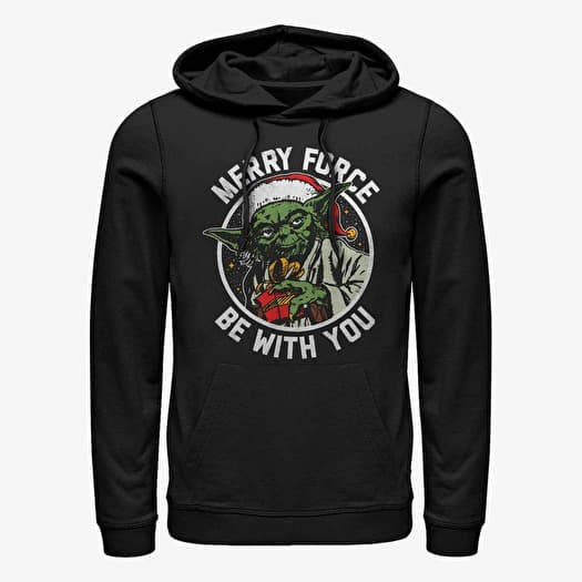 Sweatshirt Merch Star Wars: Classic - Merry Force Unisex Hoodie Black