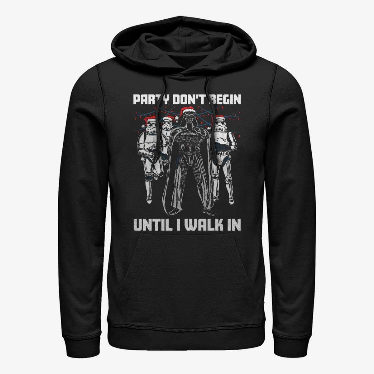 Felpe Merch Star Wars: Classic - Party Dont Begin Unisex Hoodie Black