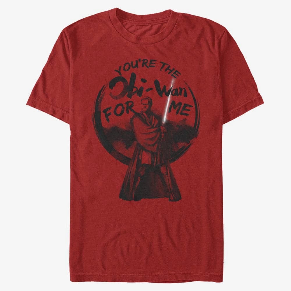 Тениски Merch Star Wars - ObiWan for Me Unisex T-Shirt Red