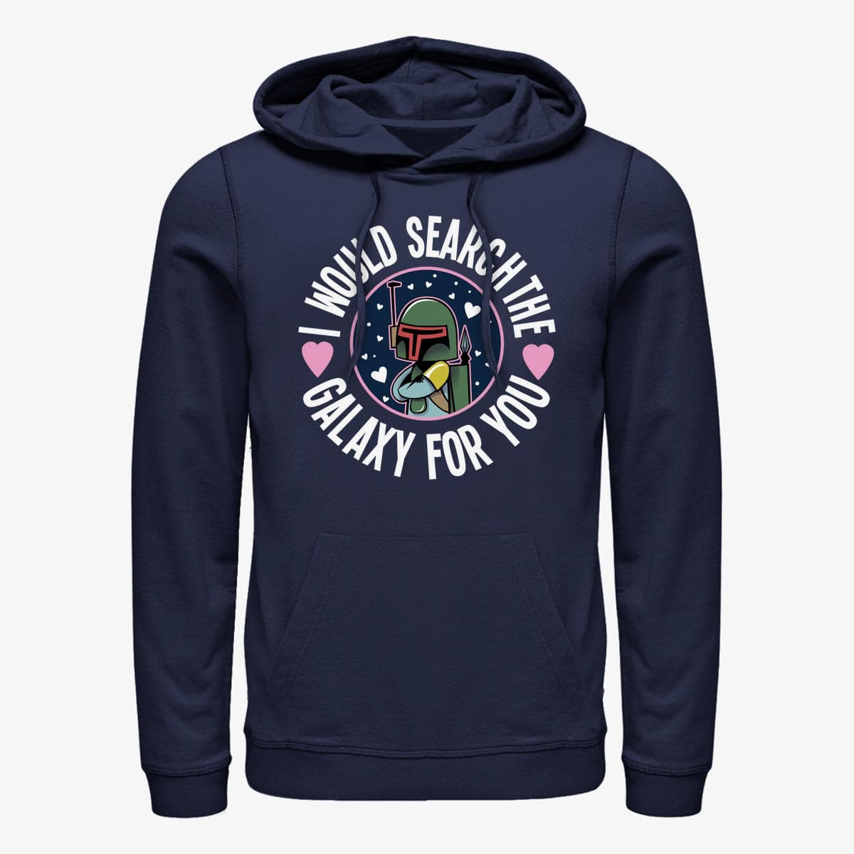Суитчъри Merch Star Wars: Classic - Search The Galaxy Unisex Hoodie Navy Blue