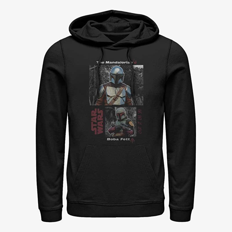 Sweatshirt Merch Star Wars: Mandalorian - Bounty Bros Unisex Hoodie Black