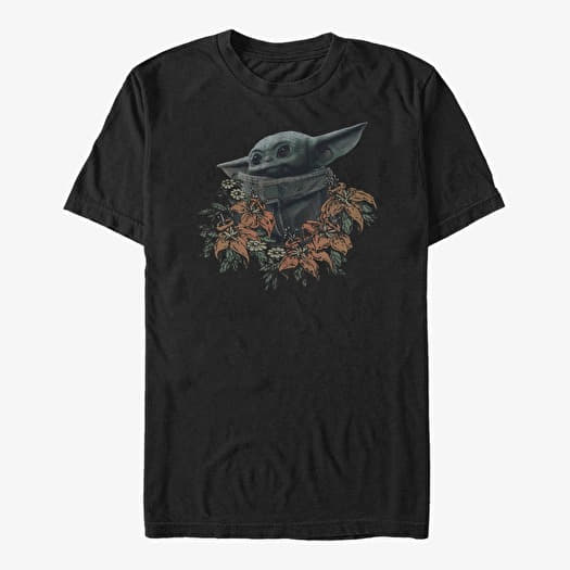 T-shirt Merch Star Wars: The Mandalorian - FLOWER CHILD Unisex T-Shirt Black