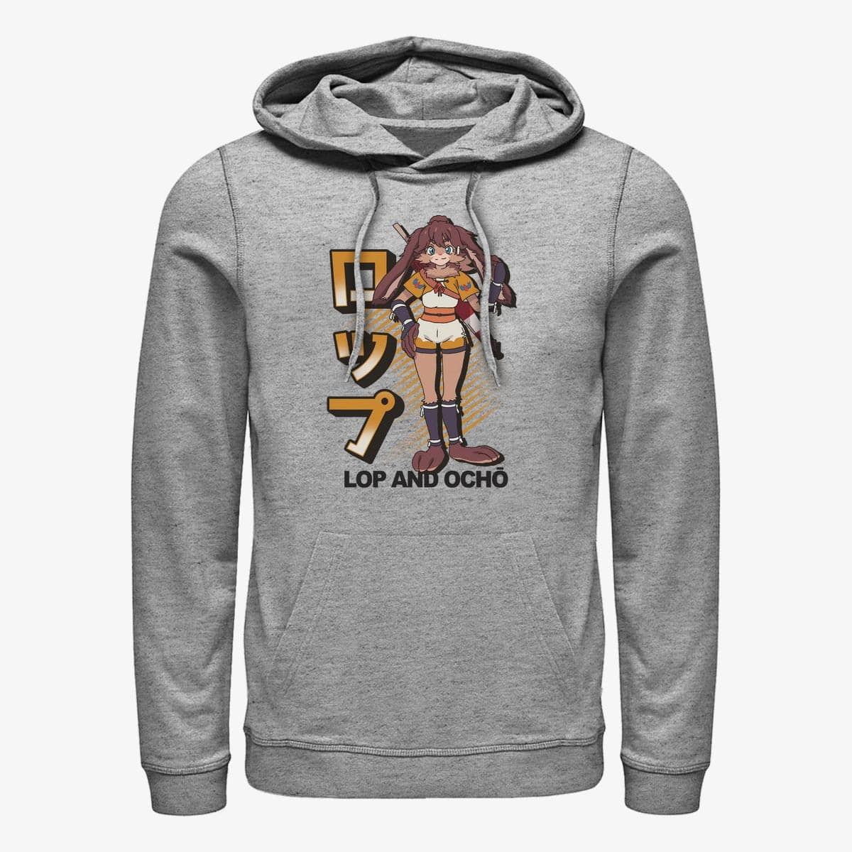 Толстовки та реглани Merch Star Wars: Visions - Lop Hero Shot Unisex Hoodie Heather Grey