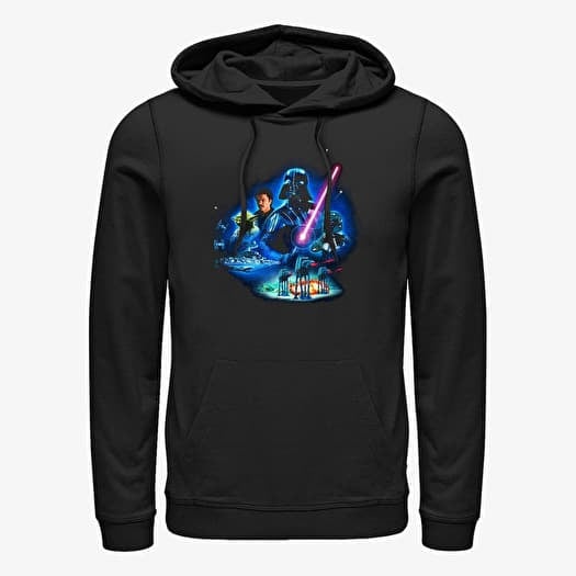 Hoodies and sweatshirts Merch Star Wars Empire Strikes Back Characters Unisex Hoodie Black Queens