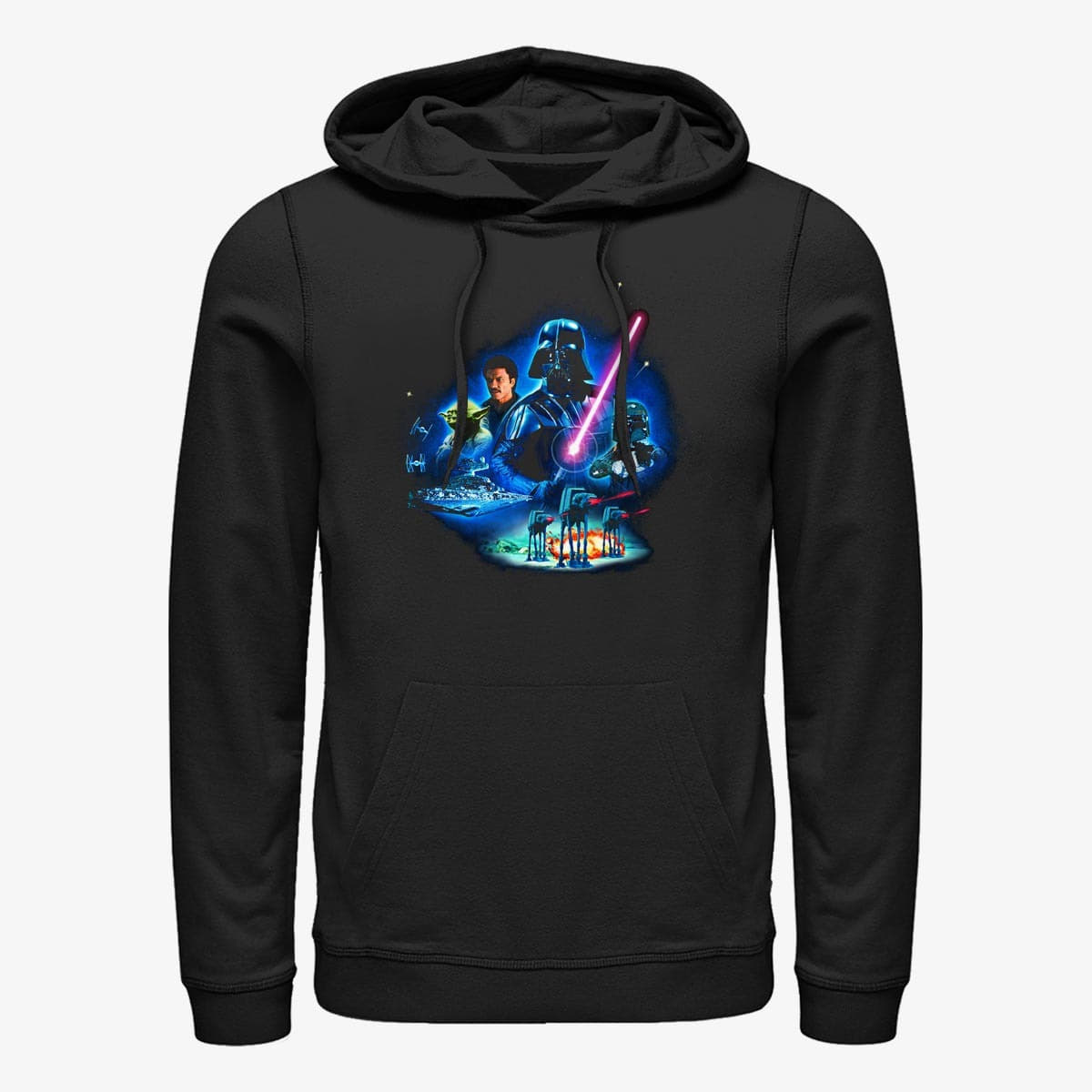 Суитчъри Merch Star Wars - Empire Strikes Back Characters Unisex Hoodie Black