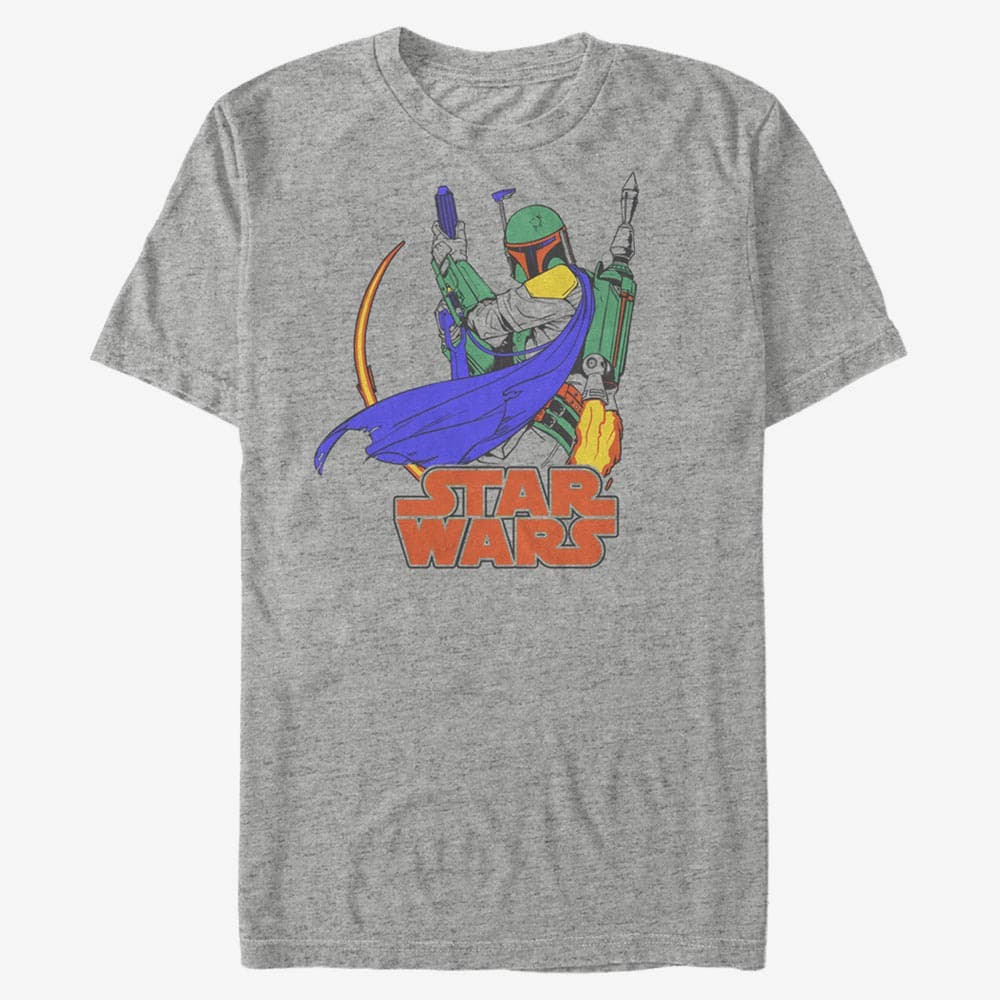 T-särgid Merch Star Wars - Bounty Flame Unisex T-Shirt Heather Grey