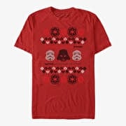Merch Star Wars: Classic - Empire Holiday Unisex T-Shirt Red